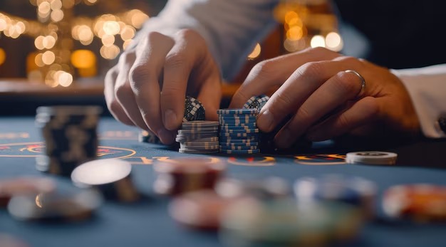 Sic Bo live dealer table on jeparatoto alternatif showing dice and betting layout